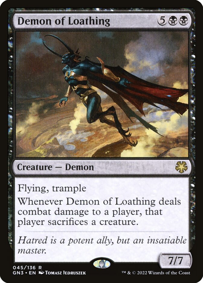 Demônio da Repugnância / Demon of Loathing - Magic: The Gathering - MoxLand