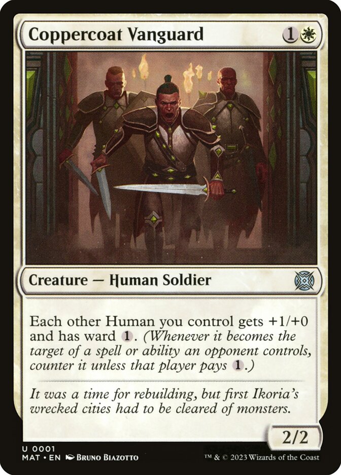 Vanguarda dos Gibões de Cobre / Coppercoat Vanguard - Magic: The Gathering - MoxLand