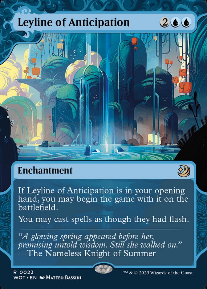 Linha de Força da Antecipação / Leyline of Anticipation - Magic: The Gathering - MoxLand