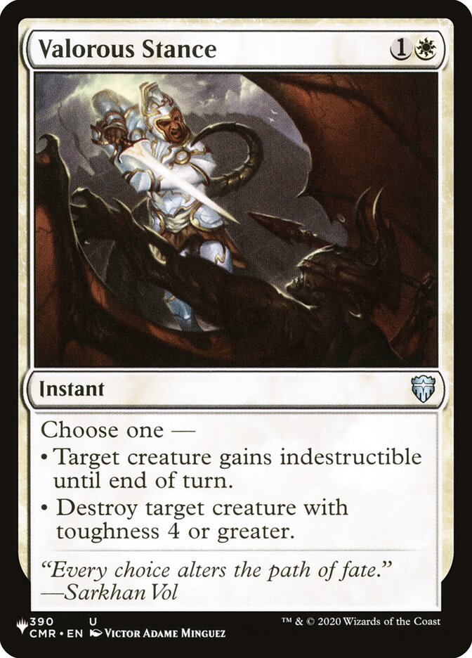 Postura Valente / Valorous Stance - Magic: The Gathering - MoxLand