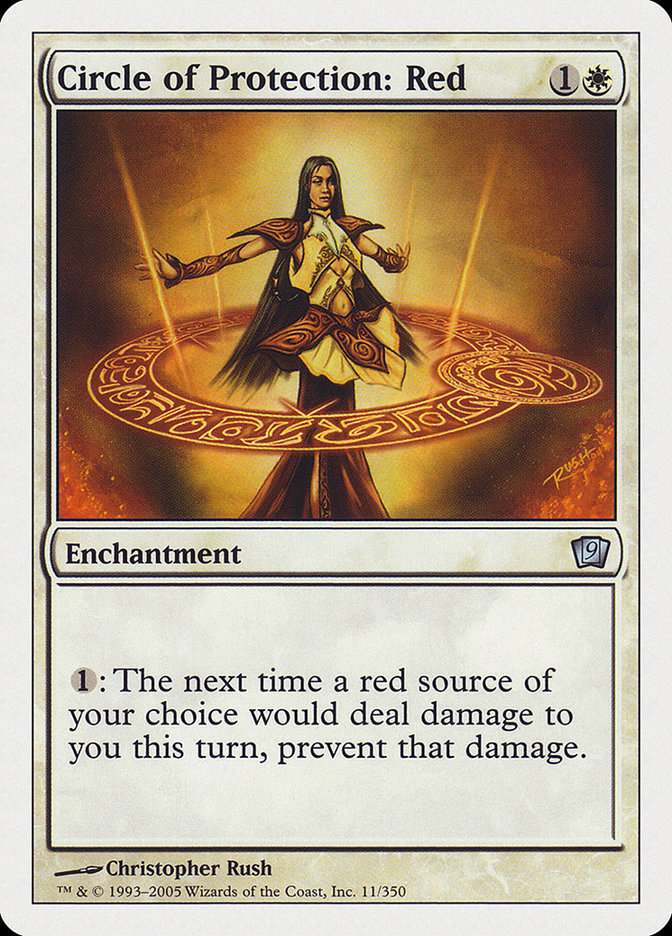 Círculo de Proteção: Vermelho / Circle of Protection: Red - Magic: The Gathering - MoxLand