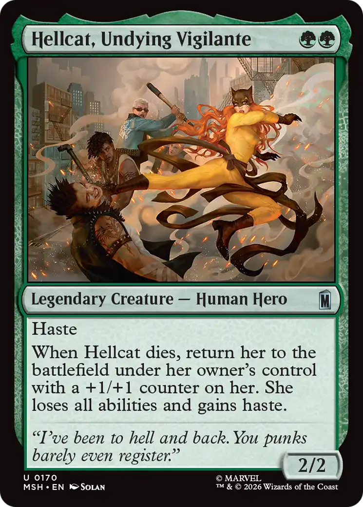 Hellcat, Undying Vigilante - Magic: The Gathering - MoxLand