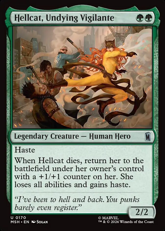 Hellcat, Undying Vigilante - Magic: The Gathering - MoxLand