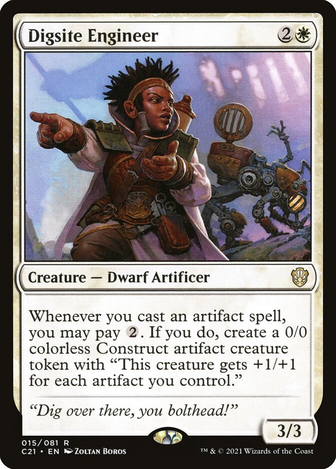 Engenheira do Sítio de Escavação / Digsite Engineer - Magic: The Gathering - MoxLand
