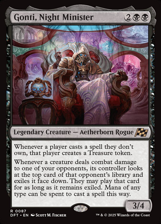 Gonti, Ministro da Noite / Gonti, Night Minister - Magic: The Gathering - MoxLand