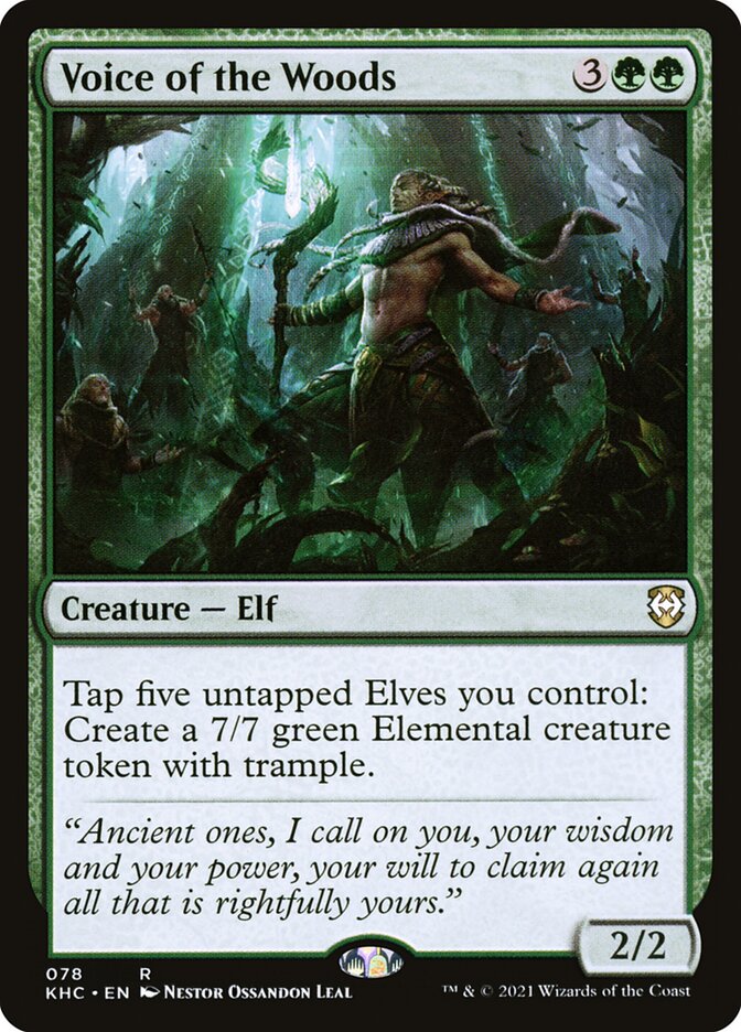 Voz das Matas / Voice of the Woods - Magic: The Gathering - MoxLand