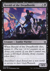 Arauto da Horda Medonha / Herald of the Dreadhorde - Magic: The Gathering - MoxLand
