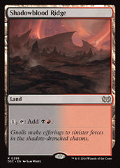 Serra de Sanguesombra / Shadowblood Ridge - Magic: The Gathering - MoxLand