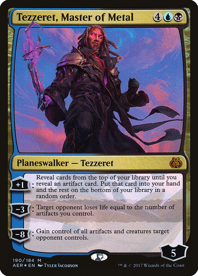 Tezzeret, Mestre do Metal / Tezzeret, Master of Metal - Magic: The Gathering - MoxLand