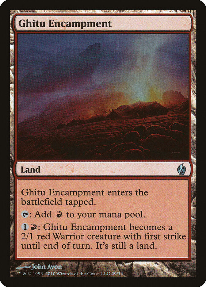 Acampamento Ghitu / Ghitu Encampment - Magic: The Gathering - MoxLand