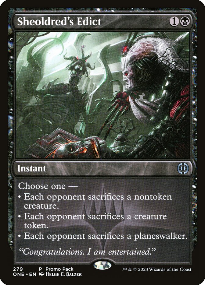 Édito de Sheoldred / Sheoldred's Edict - Magic: The Gathering - MoxLand