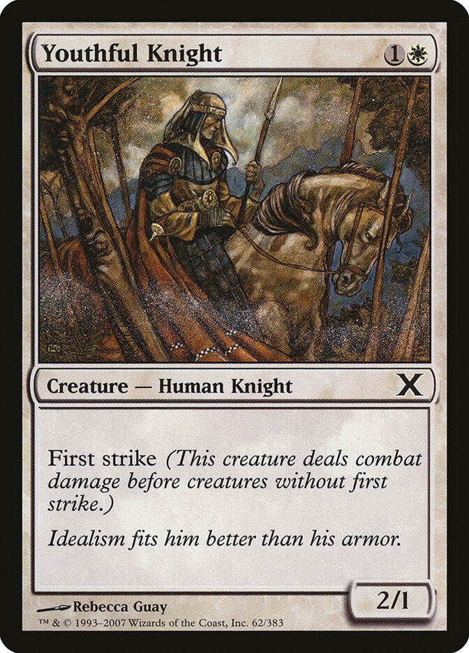 Jovem Cavaleiro / Youthful Knight - Magic: The Gathering - MoxLand