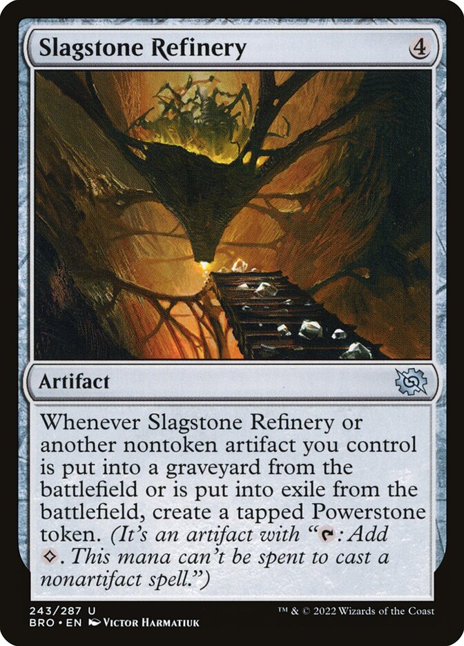 Refinaria de Escória / Slagstone Refinery - Magic: The Gathering - MoxLand
