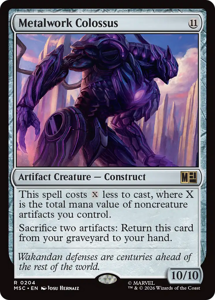 Colosso de Serralheria / Metalwork Colossus - Magic: The Gathering - MoxLand