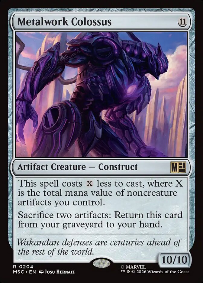 Colosso de Serralheria / Metalwork Colossus - Magic: The Gathering - MoxLand