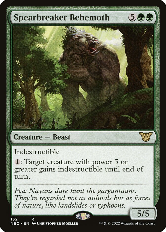 Behemoth Quebra-lanças / Spearbreaker Behemoth - Magic: The Gathering - MoxLand