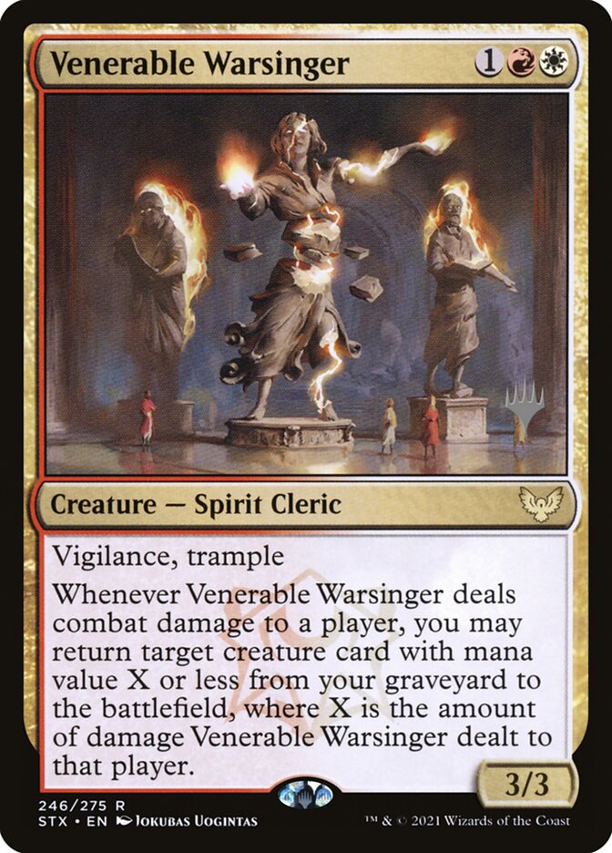 Belicantora Venerável / Venerable Warsinger - Magic: The Gathering - MoxLand