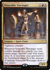 Belicantora Venerável / Venerable Warsinger - Magic: The Gathering - MoxLand