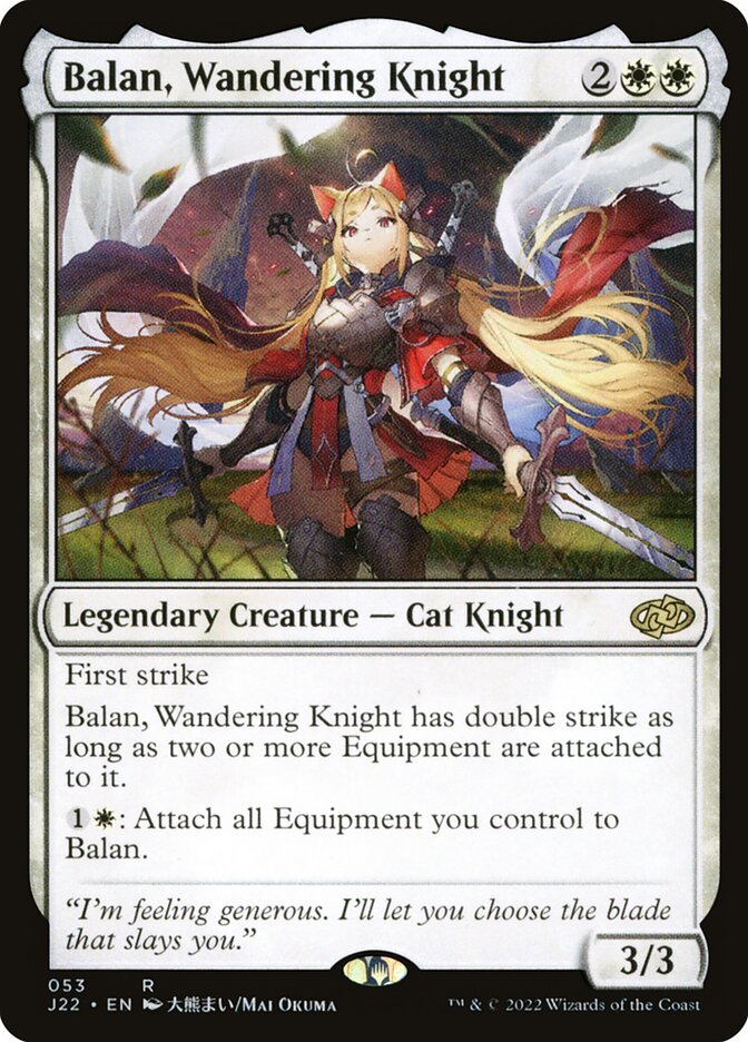 Balan, Cavaleira Errante / Balan, Wandering Knight - Magic: The Gathering - MoxLand