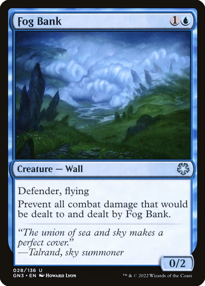 Banco de Nevoeiro / Fog Bank - Magic: The Gathering - MoxLand