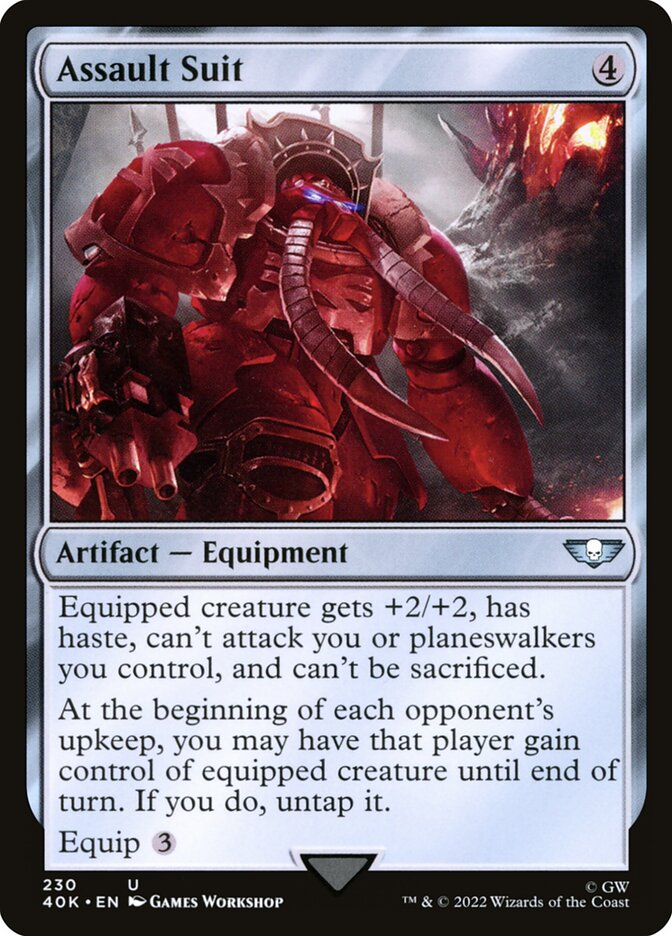 Traje de Assalto / Assault Suit - Magic: The Gathering - MoxLand