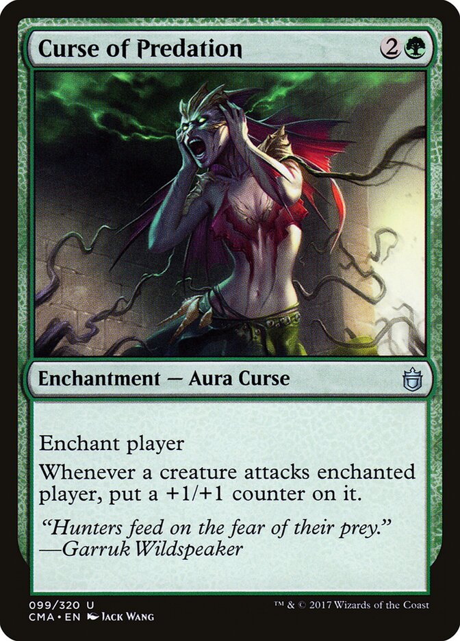Curse of Predation / Curse of Predation - Magic: The Gathering - MoxLand