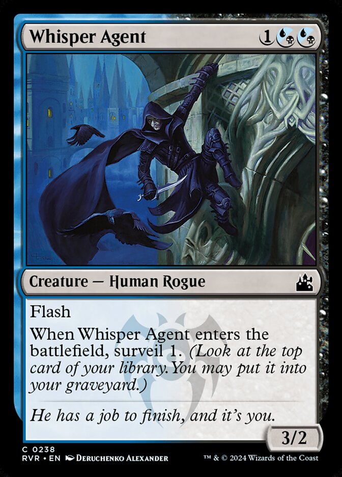 Agente dos Sussurros / Whisper Agent - Magic: The Gathering - MoxLand