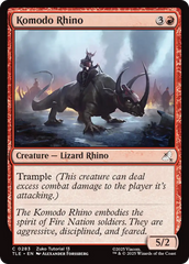 Rinoceronte-de-komodo / Komodo Rhino - Magic: The Gathering - MoxLand