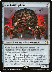 Esfera de Batalha Myr / Myr Battlesphere - Magic: The Gathering - MoxLand