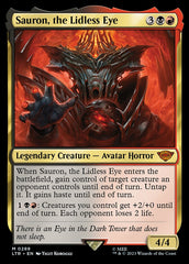 Sauron, O Olho Sem Pálpebra / Sauron, the Lidless Eye - Magic: The Gathering - MoxLand