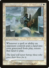 Solo Consagrado / Sacred Ground - Magic: The Gathering - MoxLand