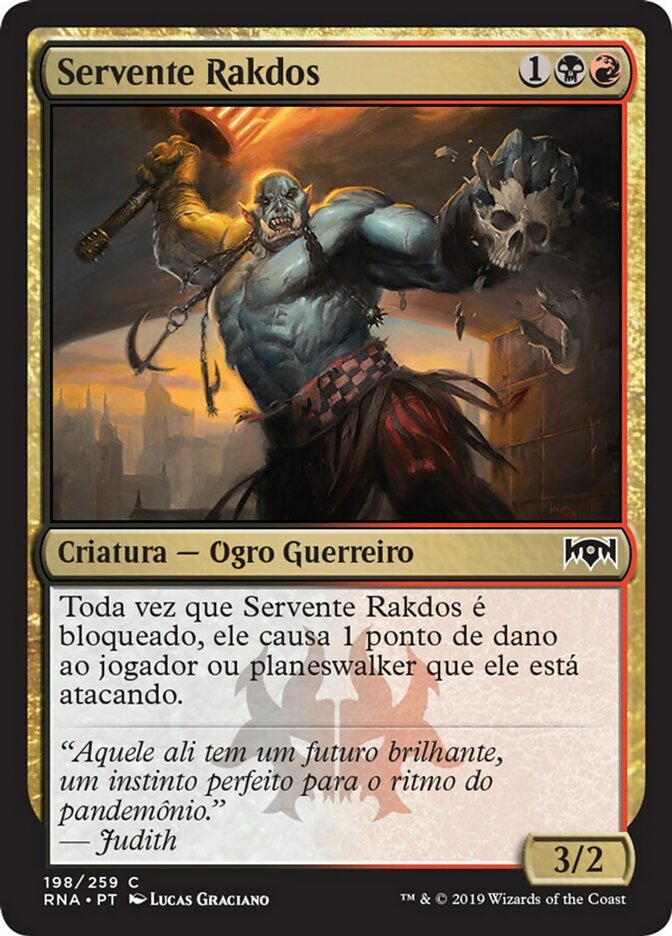 Servente Rakdos / Rakdos Roustabout - Magic: The Gathering - MoxLand