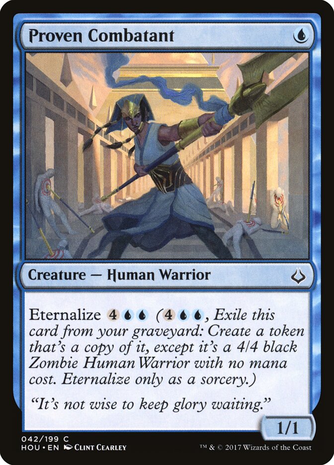 Combatente Incontestável / Proven Combatant - Magic: The Gathering - MoxLand