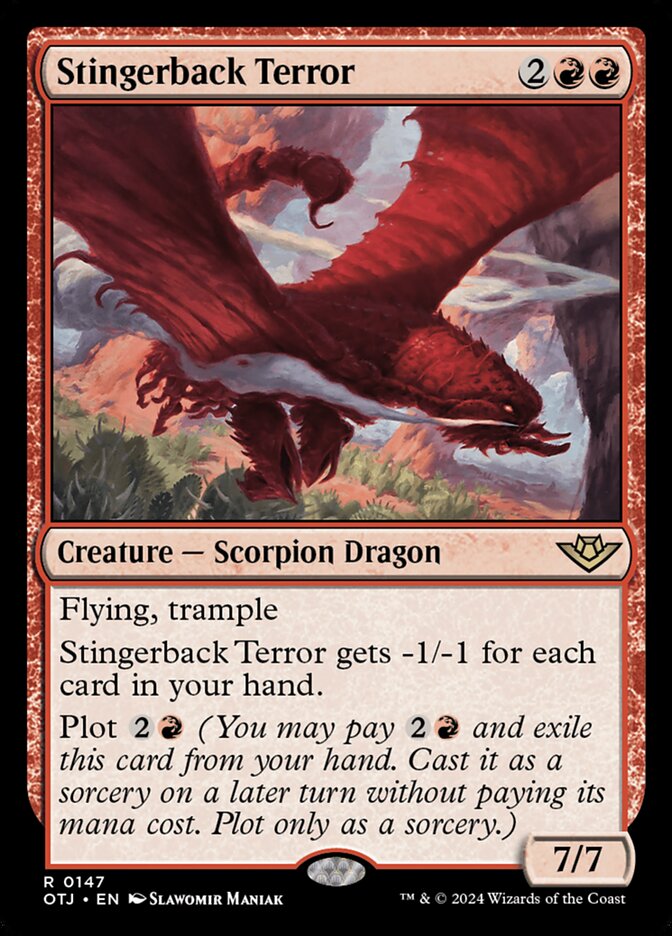 Terror Costespíneo / Stingerback Terror - Magic: The Gathering - MoxLand