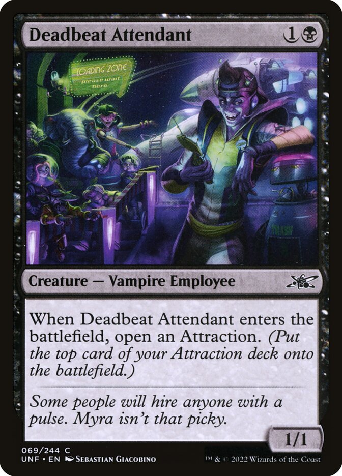 Deadbeat Attendant - Magic: The Gathering - MoxLand