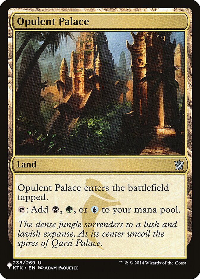 Palácio Opulento / Opulent Palace - Magic: The Gathering - MoxLand