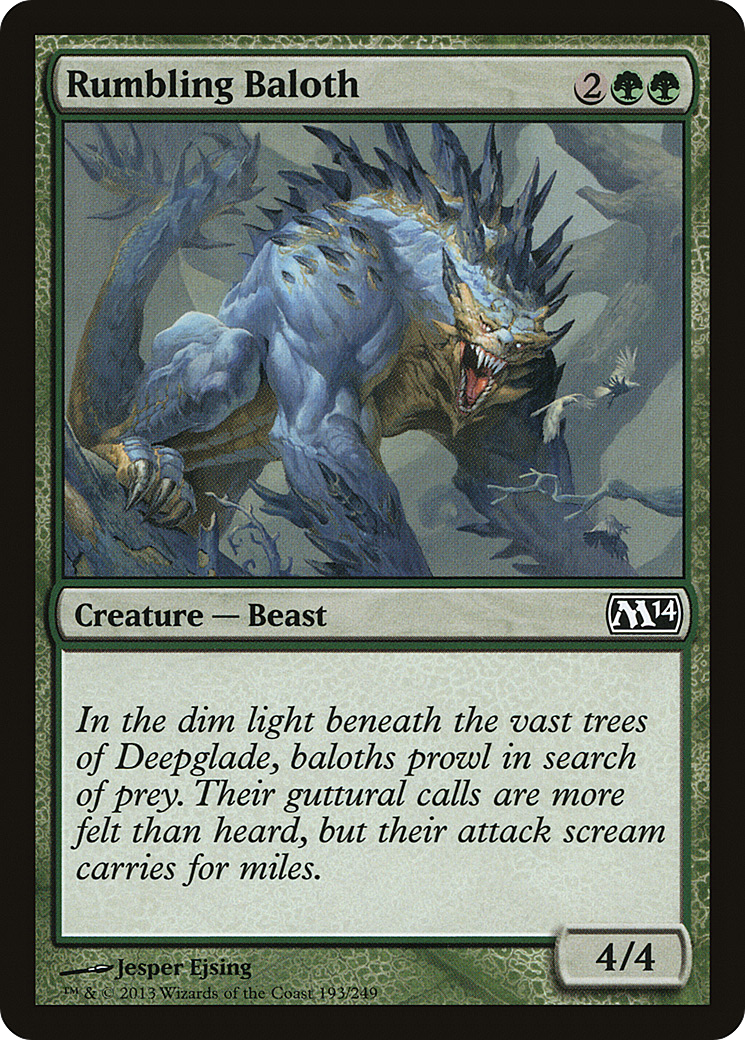 Baloth Retumbante / Rumbling Baloth - Magic: The Gathering - MoxLand