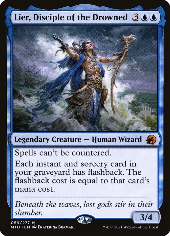Lier, Discípulo dos Afogados / Lier, Disciple of the Drowned - Magic: The Gathering - MoxLand