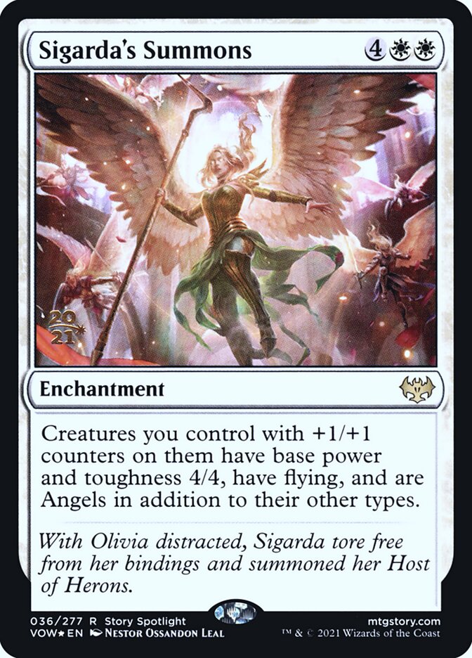 Invocações de Sigarda / Sigarda's Summons - Magic: The Gathering - MoxLand