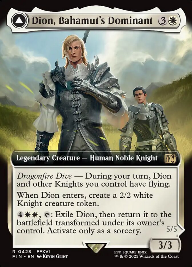 Dion, Dominante de Bahamut / Dion, Bahamut's Dominant - Magic: The Gathering - MoxLand