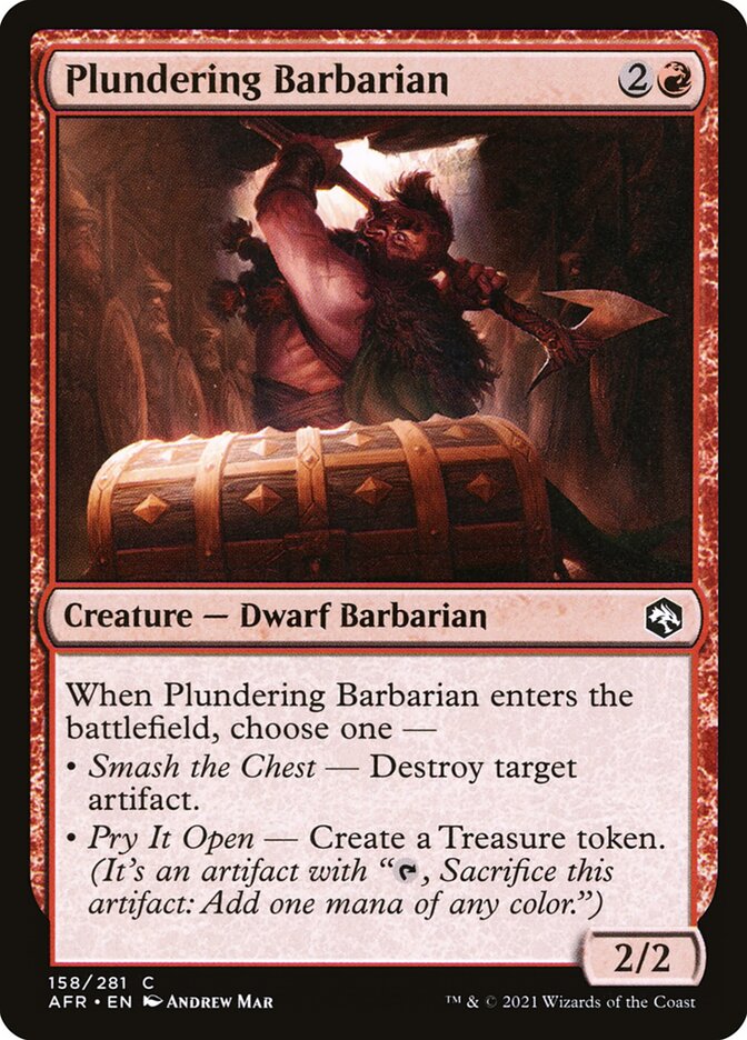 Bárbaro Saqueador / Plundering Barbarian - Magic: The Gathering - MoxLand