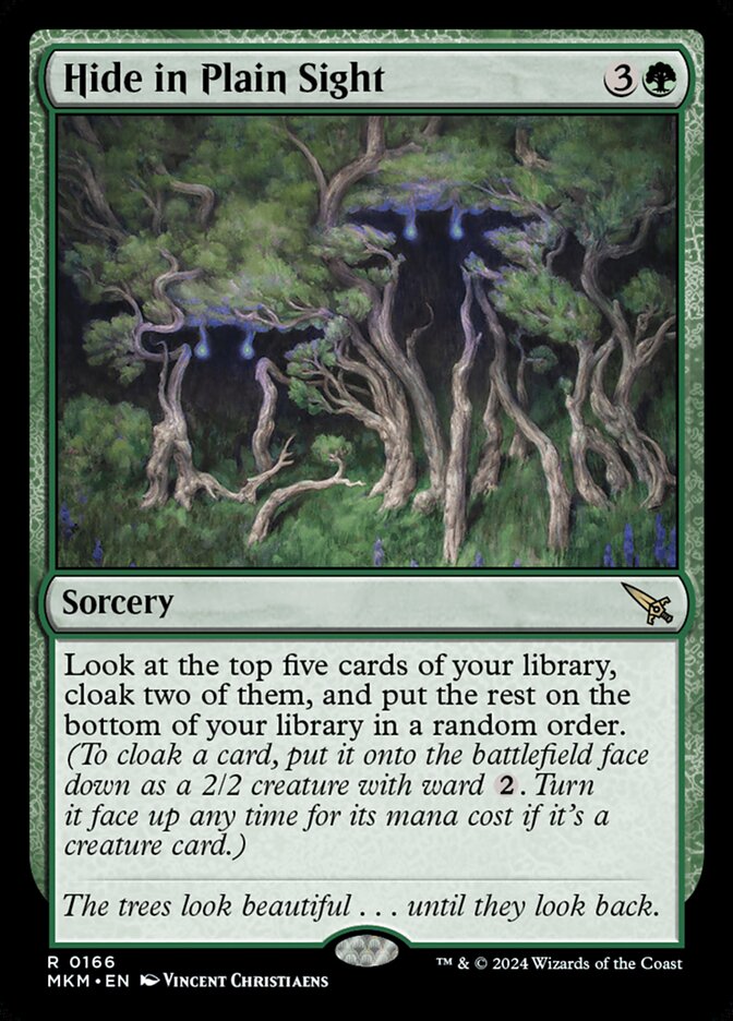 Esconder-se em Plena Vista / Hide in Plain Sight - Magic: The Gathering - MoxLand