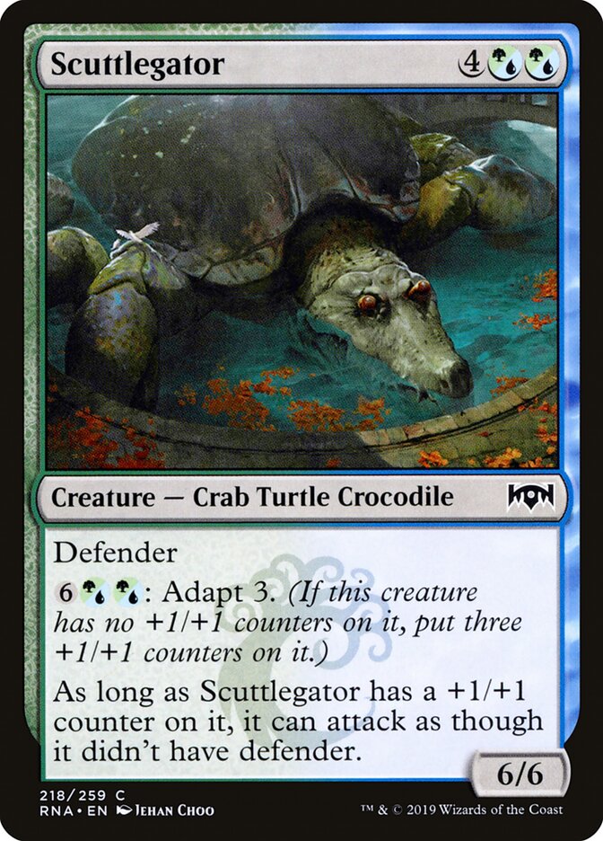 Jacaruguejo / Scuttlegator - Magic: The Gathering - MoxLand