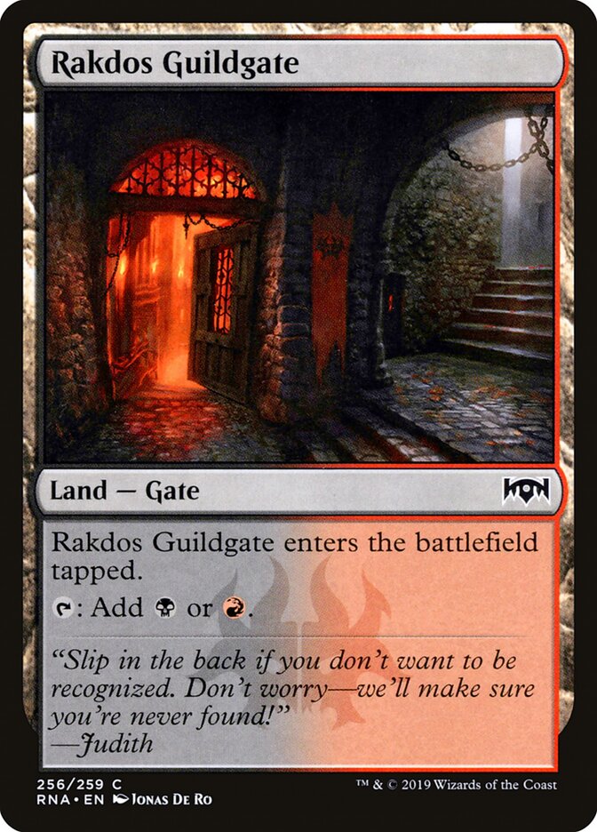 Portão da Guilda Rakdos / Rakdos Guildgate - Magic: The Gathering - MoxLand