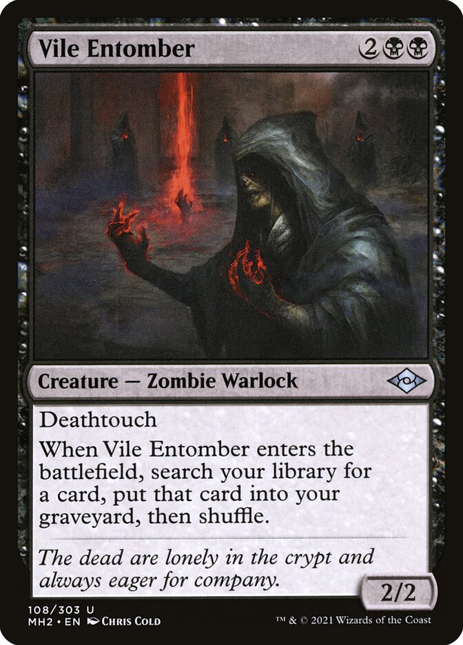 Sepultador Vil / Vile Entomber - Magic: The Gathering - MoxLand