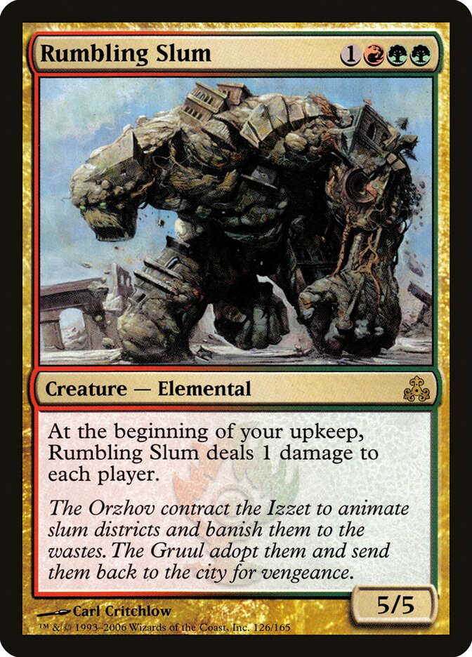 Favela Barulhenta / Rumbling Slum - Magic: The Gathering - MoxLand