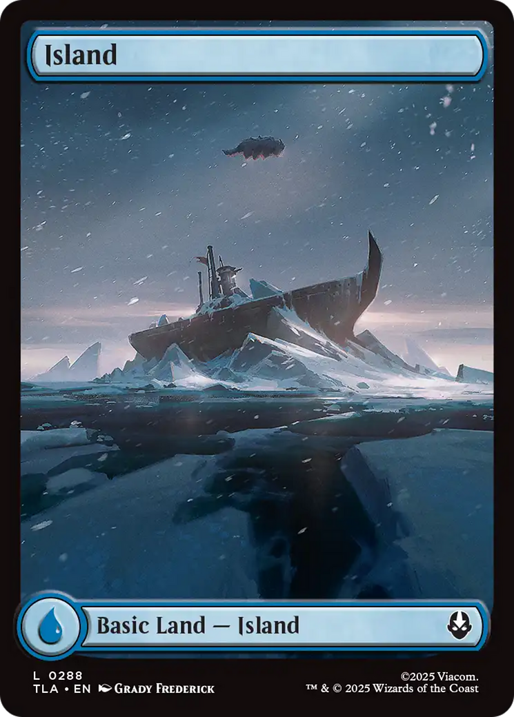 Ilha (#288) / Island - Magic: The Gathering - MoxLand