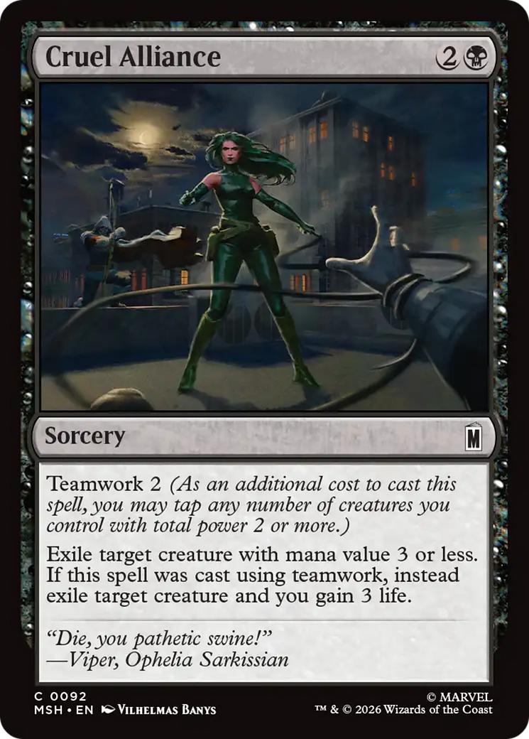 Cruel Alliance - Magic: The Gathering - MoxLand