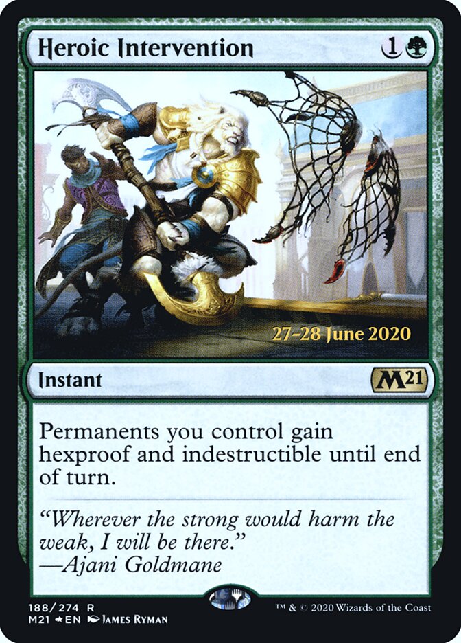 Intervenção Heroica / Heroic Intervention - Magic: The Gathering - MoxLand