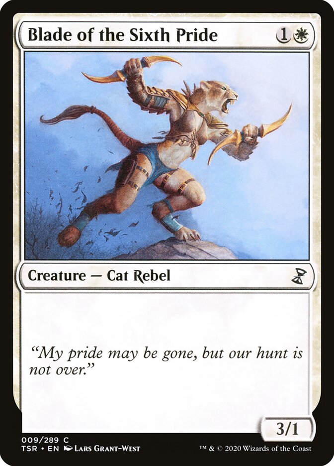 Lâmina do Sexto Bando / Blade of the Sixth Pride - Magic: The Gathering - MoxLand